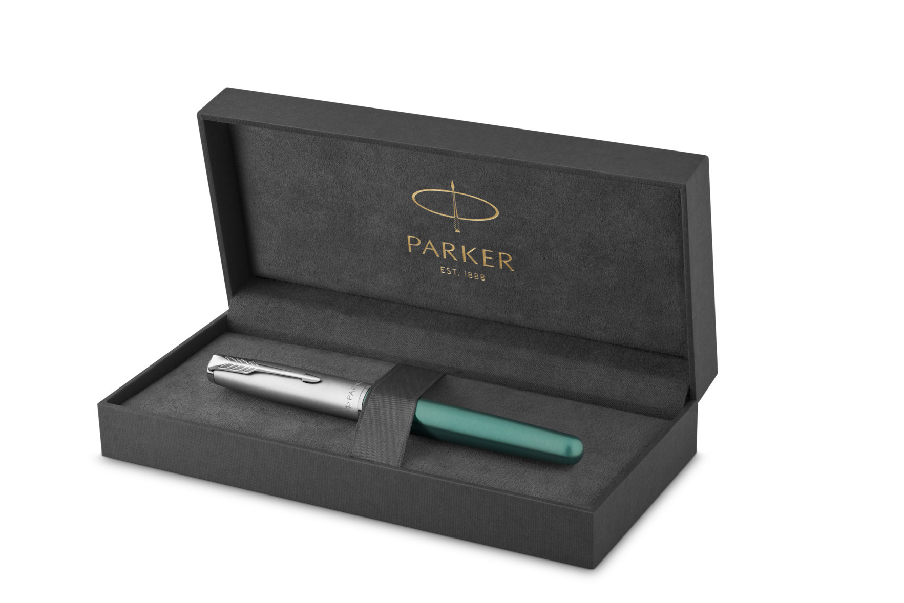 Pióro wieczne Parker Sonnet Sand Blasted Metal Green CT